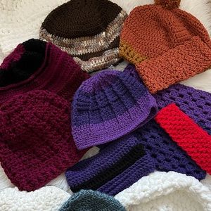 💜Handmade Crochet Hats, Beanies, and Headbands going ON SALE NOW!!💜
